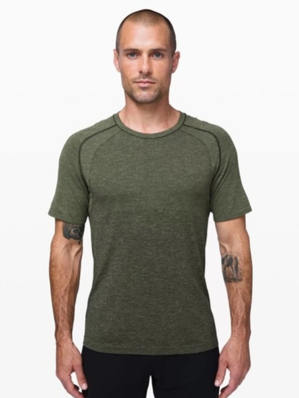 Lululemon Metal Vent Tech Short Sleeve Shirt 2.0 Willow Green / Dark Olive XL